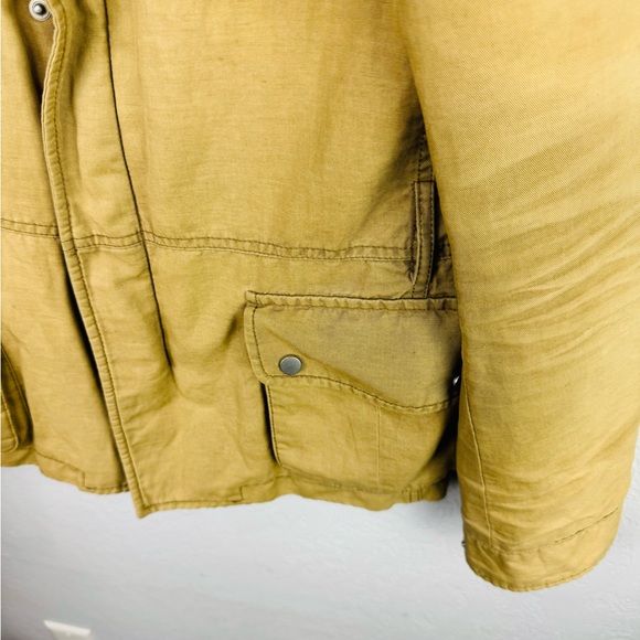 Men’s All Saints Army Light Khaki Green Bayonet Multi pocket Military Jacket - Picture 4 of 12